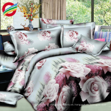 textiles para el hogar 100% algodón sábanas de cama de impresión 3d